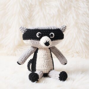 Ferret Amigurumi Crochet Pattern - Adorable DIY Stuffed Animal Toy - Instant Download PDF