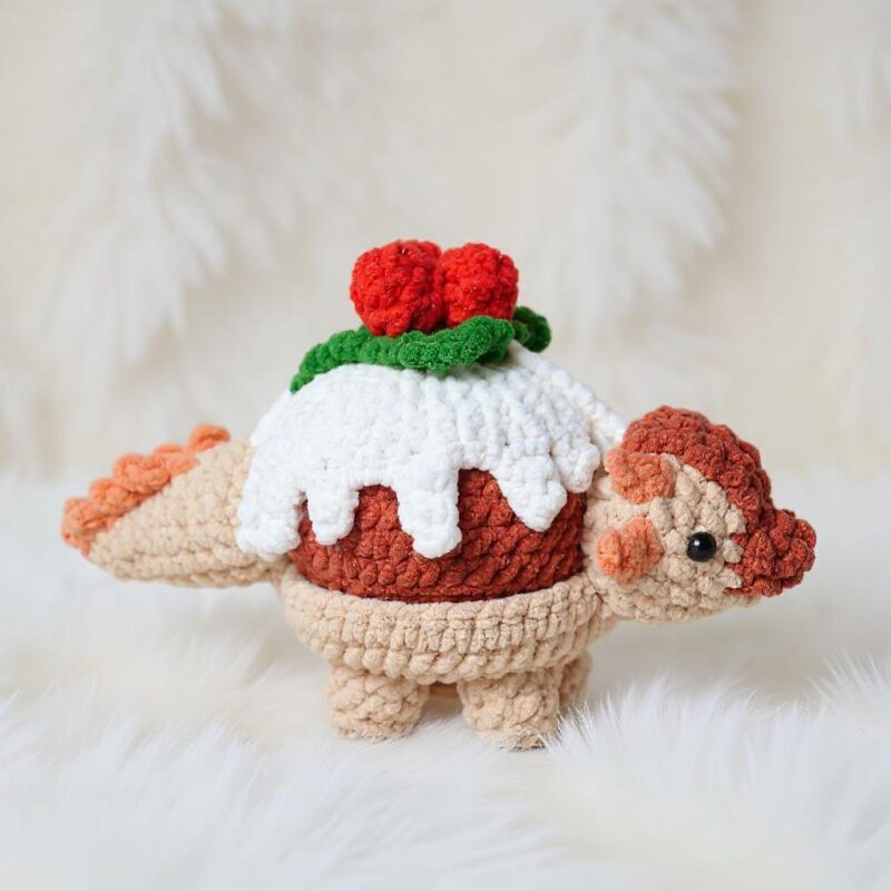 Festive Treatosaurs Amigurumi Crochet Pattern Bundle - Adorable DIY Dinosaur Toys - Instant Download PDF - Image 4