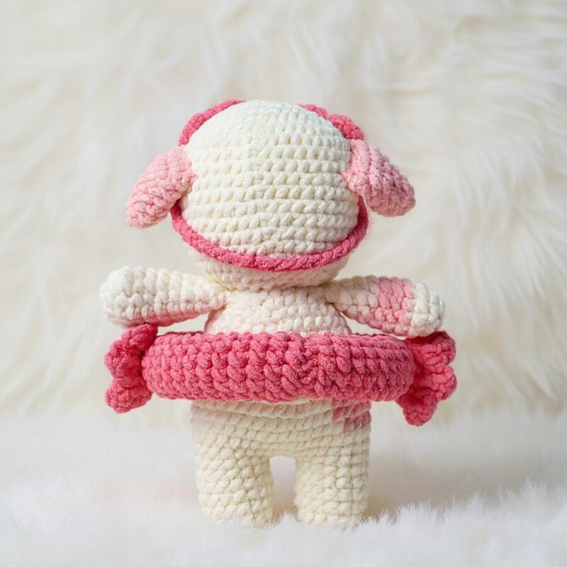 Flamingo Float Dog Amigurumi Crochet Pattern - Adorable DIY Stuffed Animal Toy - Instant Download PDF - Image 4