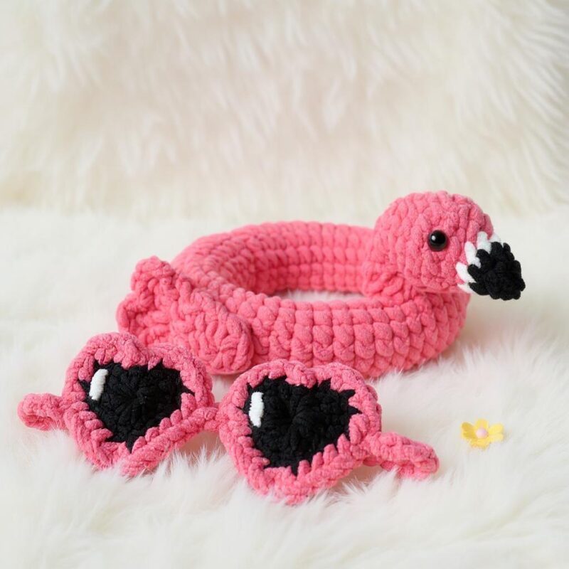 Flamingo Float Dog Amigurumi Crochet Pattern - Adorable DIY Stuffed Animal Toy - Instant Download PDF - Image 7