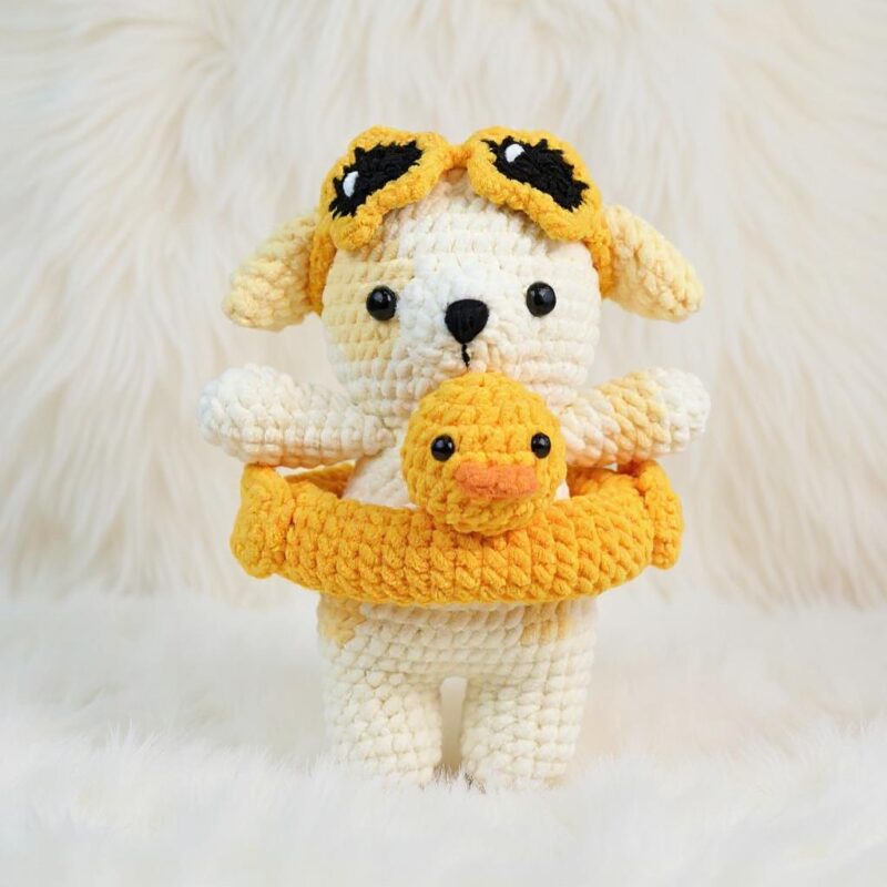 Float Dog Amigurumi Crochet Pattern Bundle - Adorable DIY Stuffed Animal Toy - Instant Download PDF - Image 3