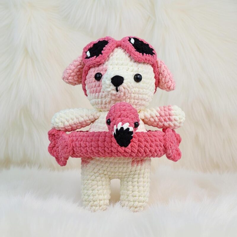 Float Dog Amigurumi Crochet Pattern Bundle - Adorable DIY Stuffed Animal Toy - Instant Download PDF - Image 6