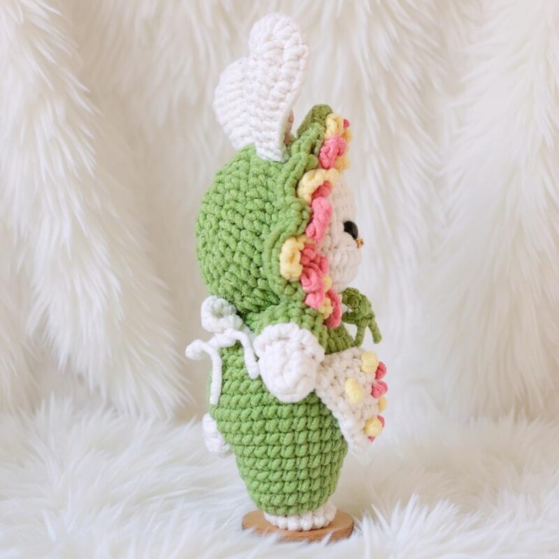 Flora the Baby Bunny Amigurumi Crochet Pattern - Adorable DIY Stuffed Animal Toy - Instant Download PDF - Image 3