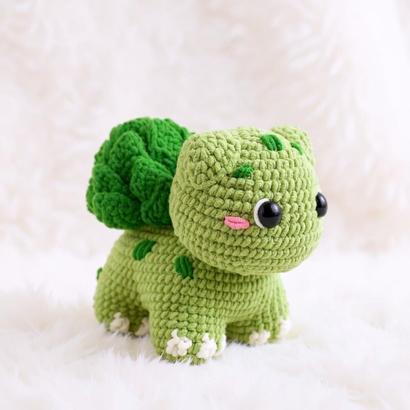 Floral Dinosaurs Amigurumi Crochet Pattern Bundle - Adorable DIY Stuffed Toys - Instant Download PDF - Image 2