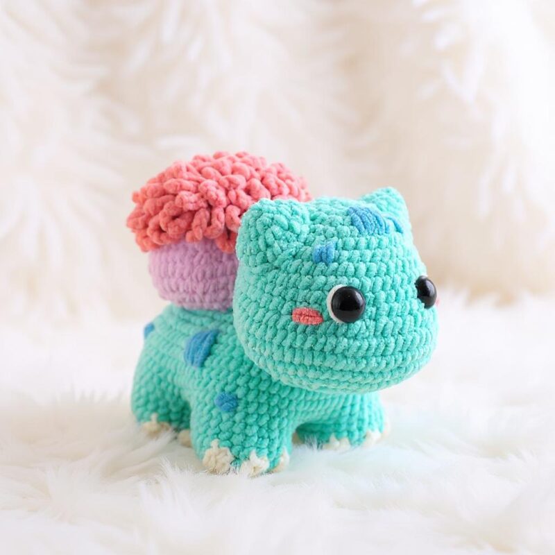 Floral Dinosaurs Amigurumi Crochet Pattern Bundle - Adorable DIY Stuffed Toys - Instant Download PDF - Image 3