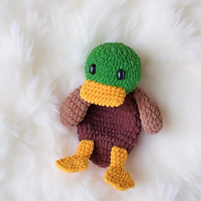 Floral Duck Comforter Amigurumi Crochet Pattern Bundle - Adorable DIY Baby Lovey Toy - Instant Download PDF - Image 3