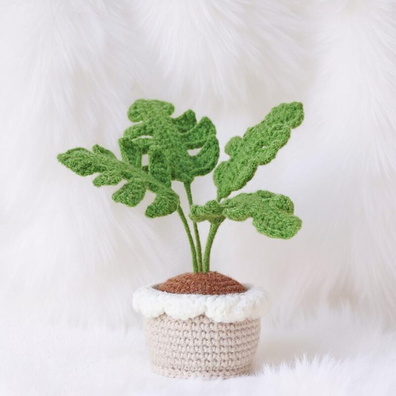 Floral Pot Collection Amigurumi Crochet Pattern - Elegant DIY Plant Decor - Instant Download PDF - Image 4