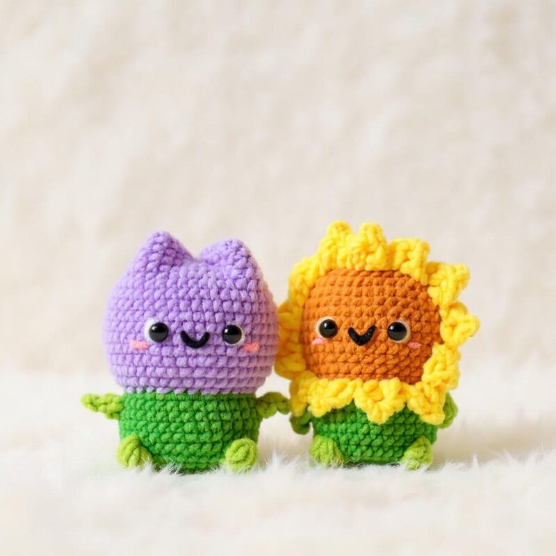Flower Amigurumi Crochet Pattern - Charming DIY Floral Decor - Instant Download PDF - Image 4