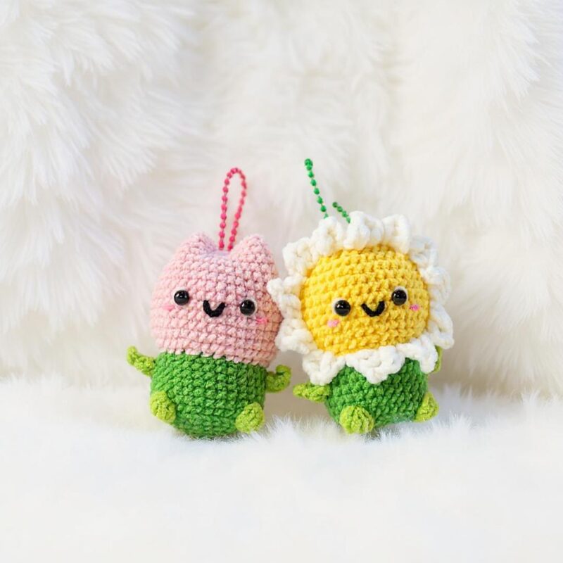 Flower Amigurumi Crochet Pattern - Charming DIY Floral Decor - Instant Download PDF - Image 5
