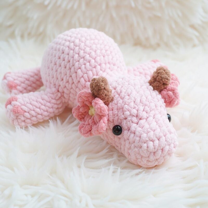 Flower Dragon Amigurumi Crochet Pattern - Whimsical DIY Stuffed Animal Toy - Instant Download PDF - Image 5