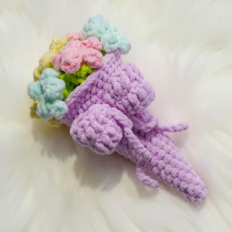 Flower Bouquet Amigurumi Crochet Pattern - Charming DIY Floral Arrangement - Instant Download PDF - Image 2