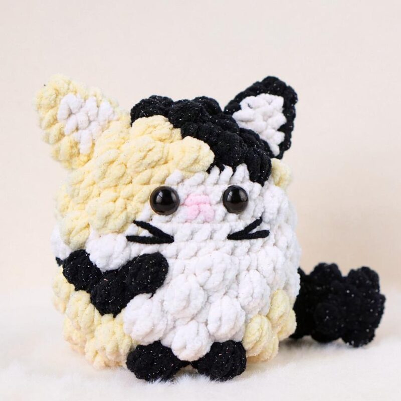 Fluff the Calico Cat Amigurumi Crochet Pattern - Adorable - DIY Stuffed Animal Toy - Instant Download PDF - Image 2
