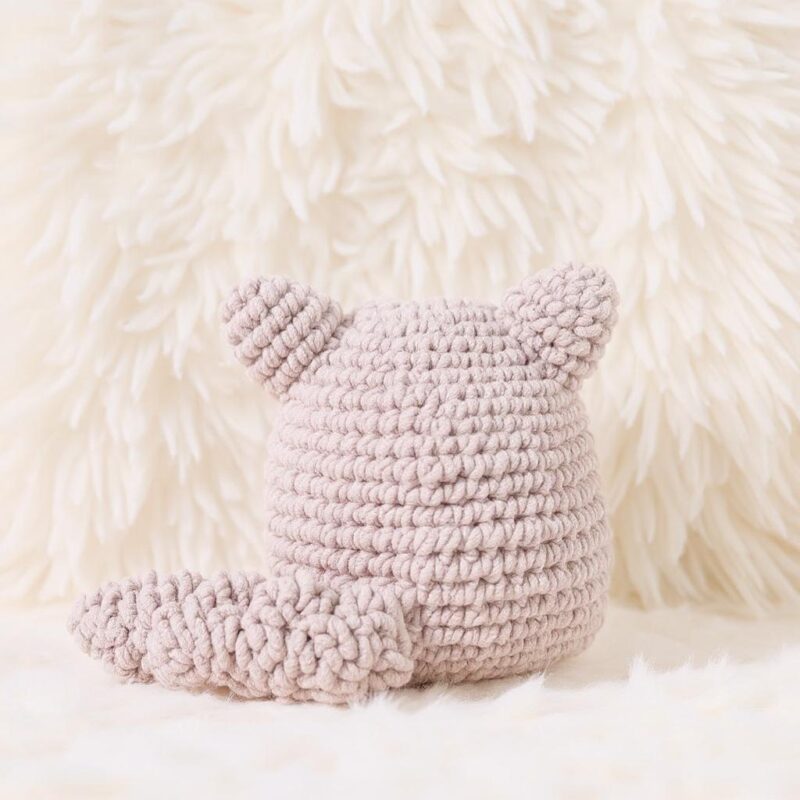 Fluffy Grey Cat Amigurumi Crochet Pattern - Adorable DIY Stuffed Animal Toy - Instant Download PDF - Image 5