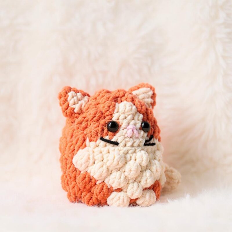 Orange Cat Amigurumi Crochet Pattern - Fluffy DIY Stuffed Animal Toy - Instant Download PDF - Image 3