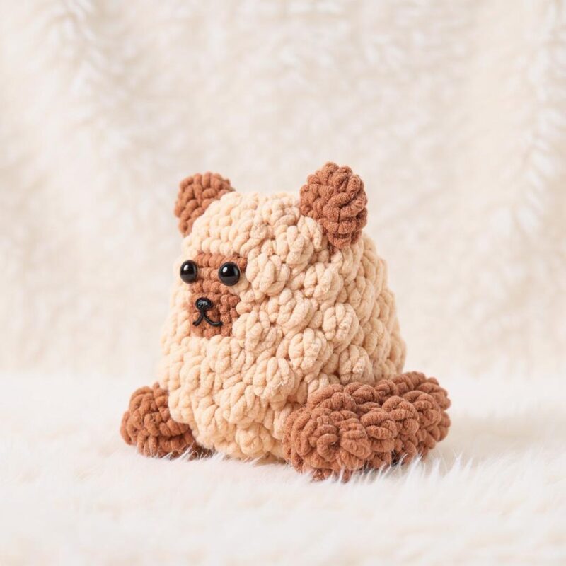 Fluffy Siamese Cat Amigurumi Crochet Pattern - Adorable DIY Stuffed Animal Toy - Instant Download PDF - Image 4