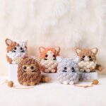 Fluffy Cat Family Amigurumi Crochet Pattern Bundle - Adorable DIY Stuffed Animal Toys - Instant Download PDF