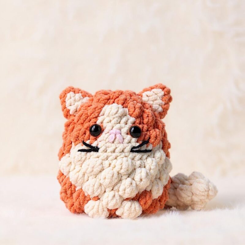 Fluffy Cat Family Amigurumi Crochet Pattern Bundle - Adorable DIY Stuffed Animal Toys - Instant Download PDF - Image 4