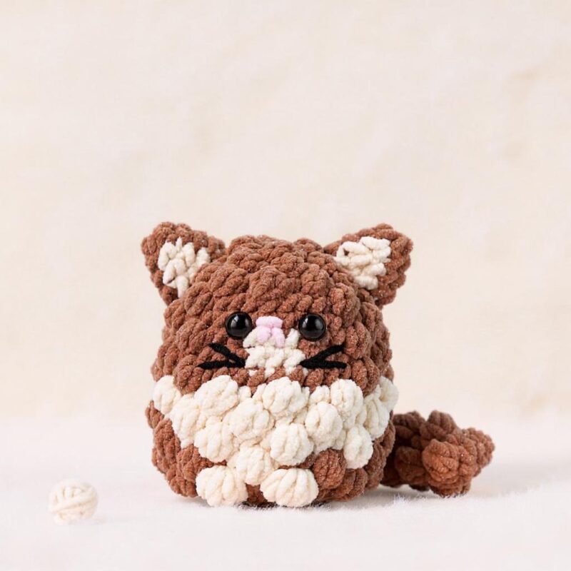 Fluffy Cat Family Amigurumi Crochet Pattern Bundle - Adorable DIY Stuffed Animal Toys - Instant Download PDF - Image 6