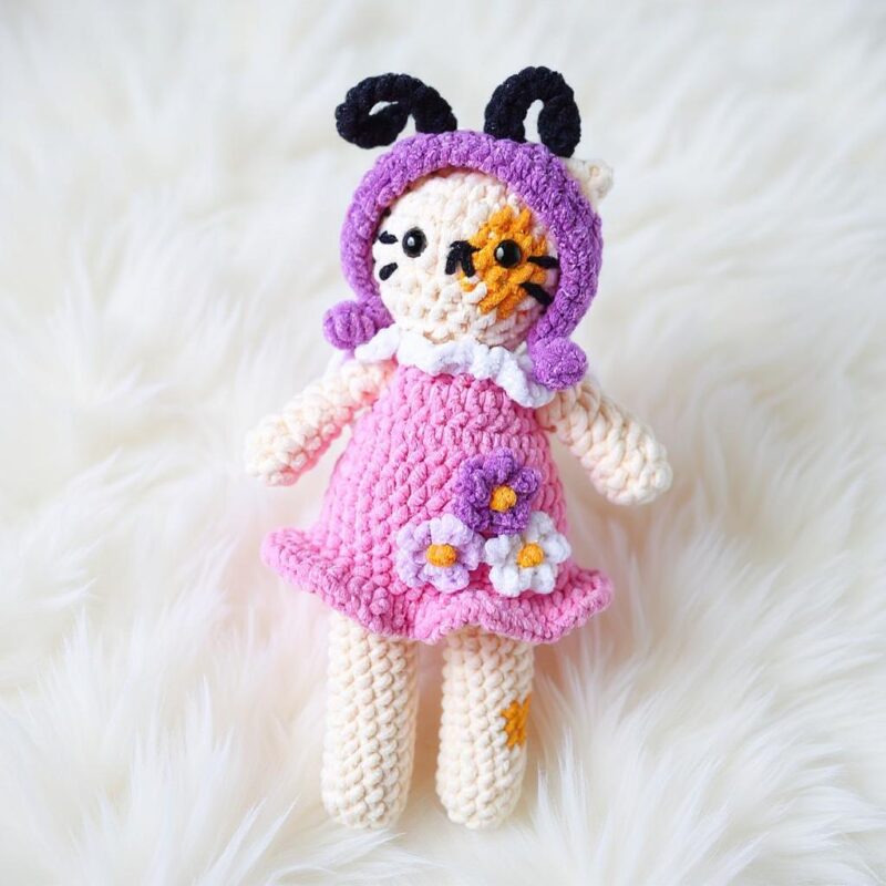 Flutter Comforter Cats Amigurumi Crochet Pattern Bundle - Adorable DIY Stuffed Animal Toys - Instant Download PDF - Image 3