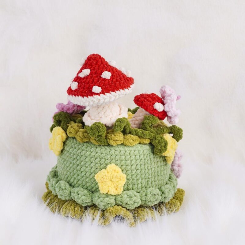 Forest Cake Amigurumi Crochet Pattern - Whimsical DIY Play Food - Instant Download PDF - Image 3