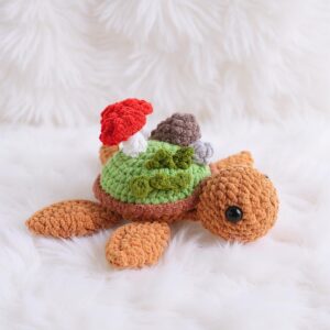 Forest Turtle Amigurumi Crochet Pattern - Adorable DIY Stuffed Animal Toy - Instant Download PDF