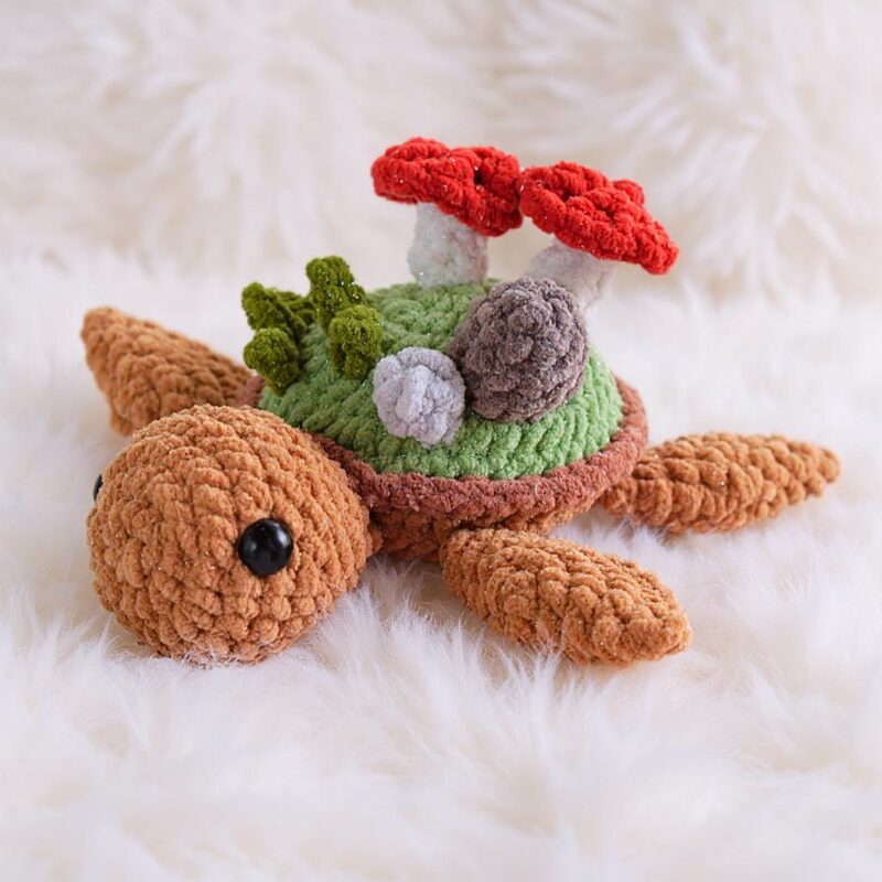 Forest Turtle Amigurumi Crochet Pattern - Adorable DIY Stuffed Animal Toy - Instant Download PDF - Image 2