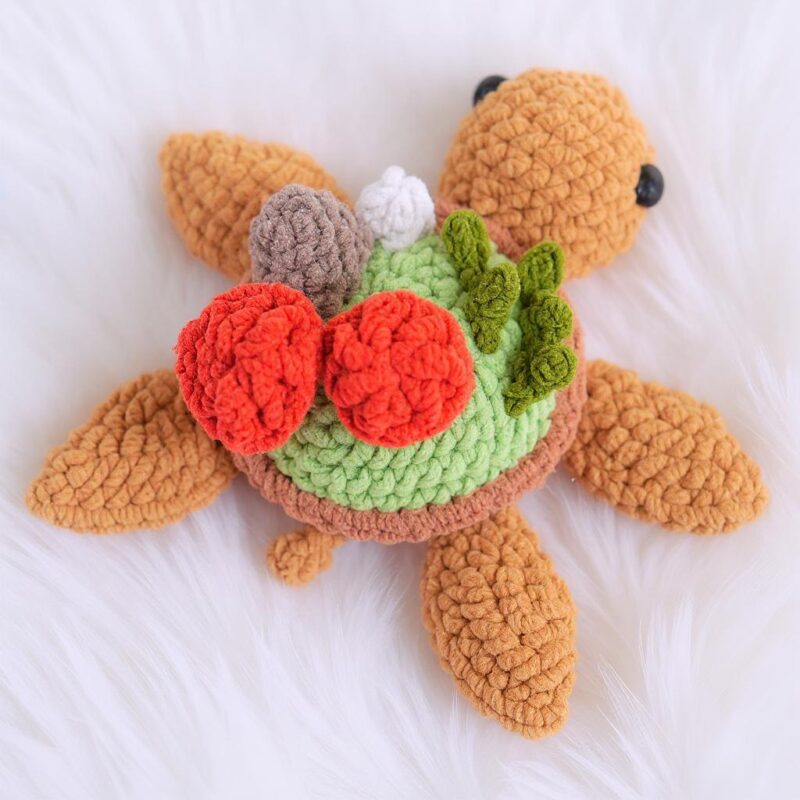 Forest Turtle Amigurumi Crochet Pattern - Adorable DIY Stuffed Animal Toy - Instant Download PDF - Image 4