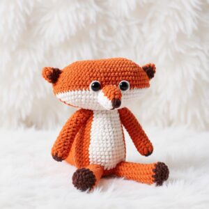 Fox Amigurumi Crochet Pattern - Adorable DIY Stuffed Animal Toy - Instant Download PDF