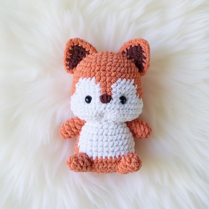 Fox Amigurumi Crochet Pattern - Adorable DIY Stuffed Animal Toy - Instant Download PDF