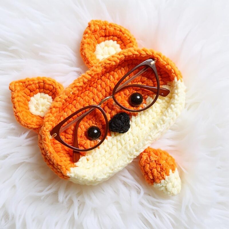 Fox Amigurumi Crochet Pattern - Adorable DIY Eyeglass Stand - Instant Download PDF - Image 2