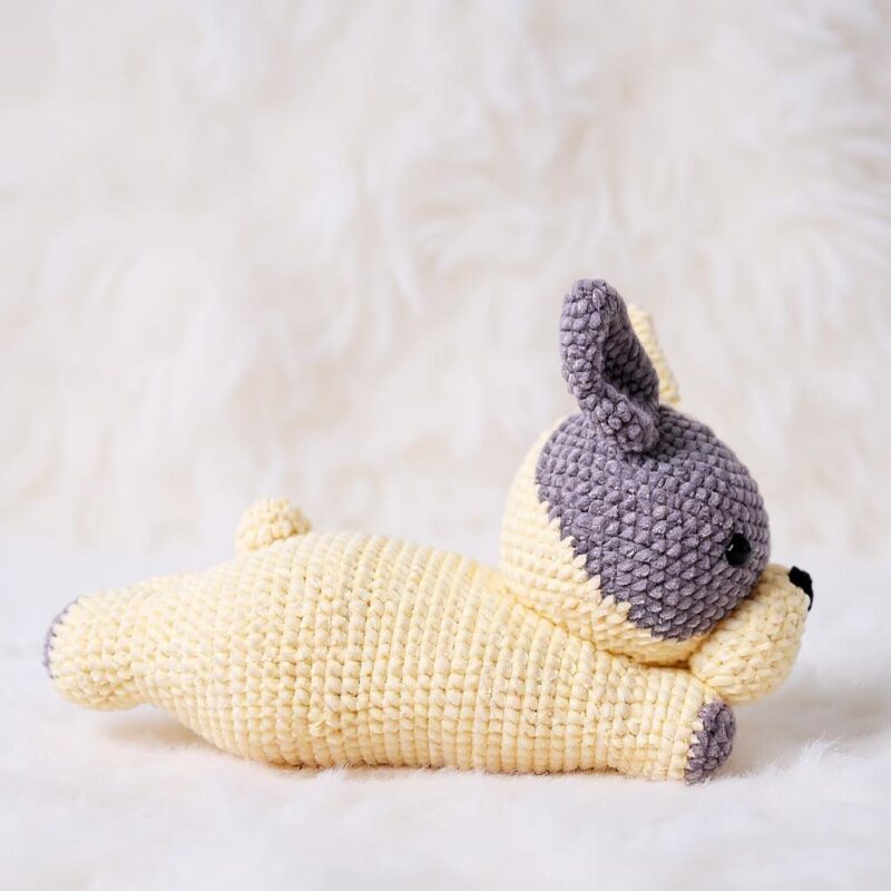 French Bulldog Amigurumi Crochet Pattern - Adorable DIY Stuffed Animal Toy - Instant Download PDF - Image 3