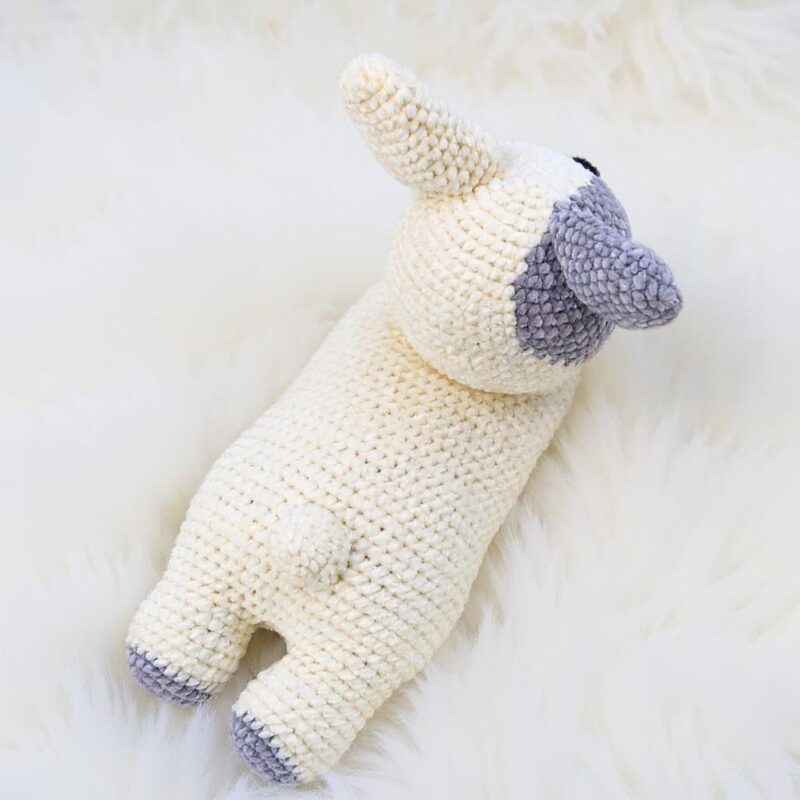French Bulldog Amigurumi Crochet Pattern - Adorable DIY Stuffed Animal Toy - Instant Download PDF - Image 4