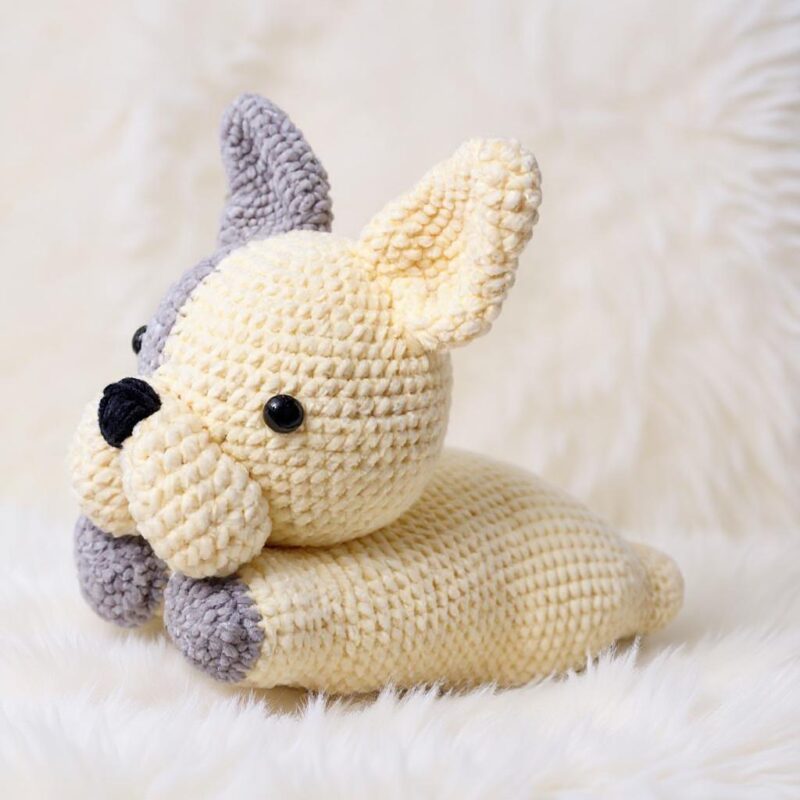 French Bulldog Amigurumi Crochet Pattern - Adorable DIY Stuffed Animal Toy - Instant Download PDF - Image 5
