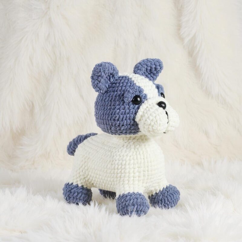 French Bulldog Amigurumi Crochet Pattern - Adorable DIY Stuffed Animal Toy - Instant Download PDF - Image 2