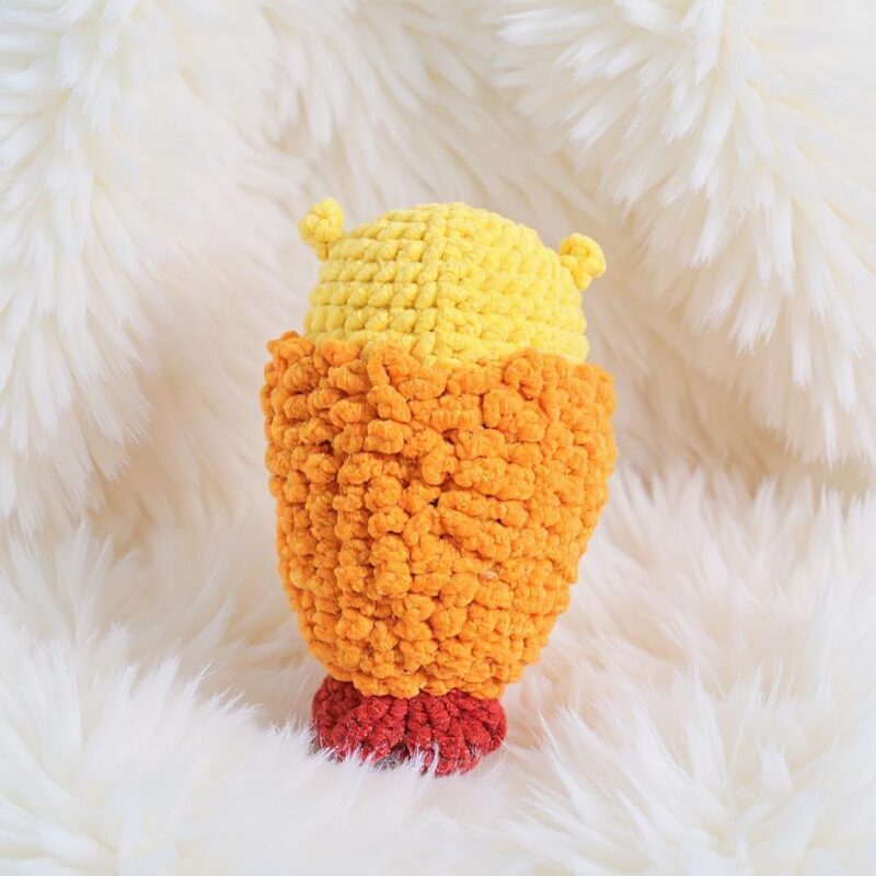 Fried Shrimp Owl Amigurumi Crochet Pattern - Whimsical DIY Stuffed Animal Toy - Instant Download PDF - Image 5