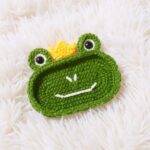 Frog Amigurumi Crochet Pattern - Adorable DIY Eyeglasses Holder - Instant Download PDF