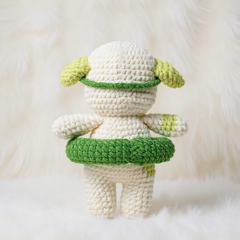 Frog Float Dog Amigurumi Crochet Pattern - Adorable DIY Stuffed Animal Toy - Instant Download PDF - Image 4