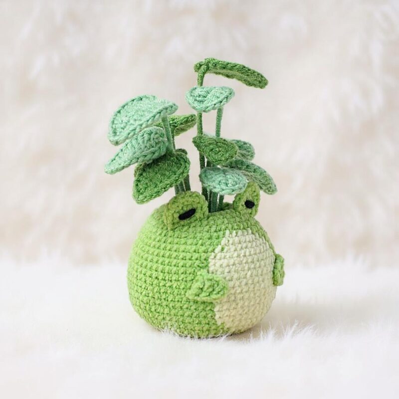 Froggy Duo Pots Amigurumi Crochet Pattern - Adorable DIY Plant Holders - Instant Download PDF - Image 3