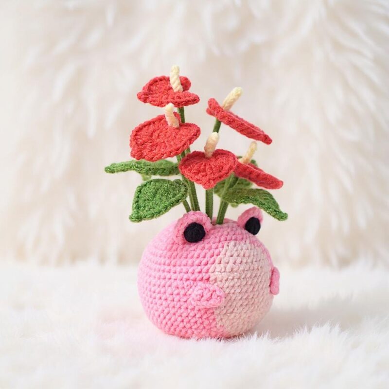 Froggy Duo Pots Amigurumi Crochet Pattern - Adorable DIY Plant Holders - Instant Download PDF - Image 4