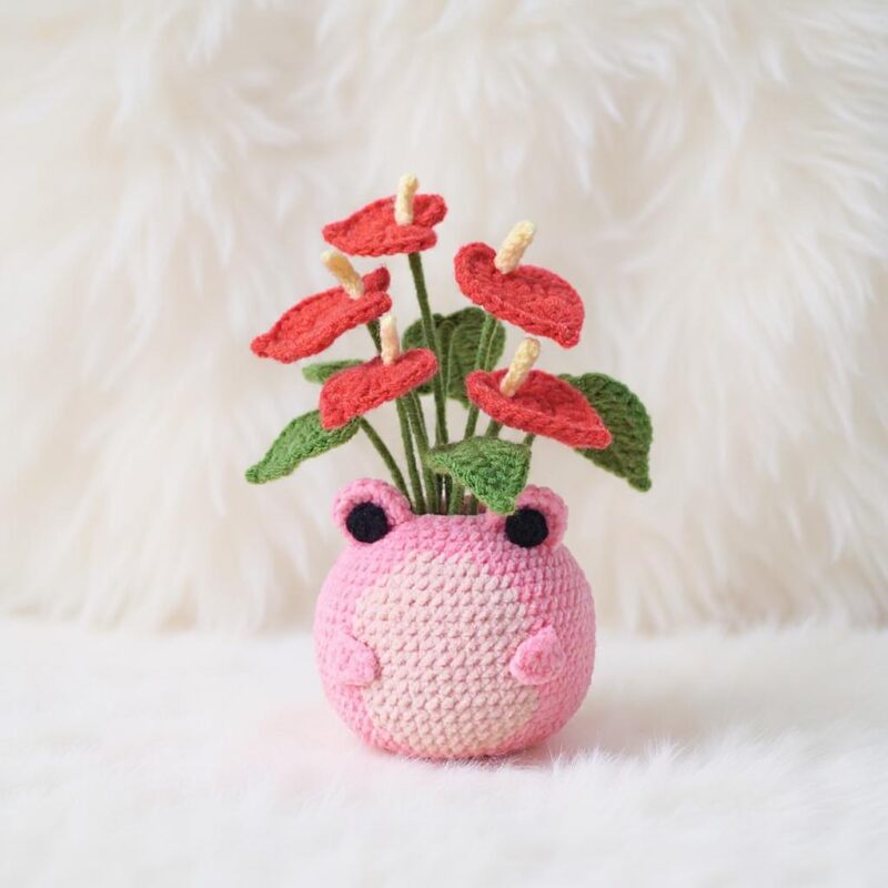 Froggy Duo Pots Amigurumi Crochet Pattern - Adorable DIY Plant Holders - Instant Download PDF - Image 5