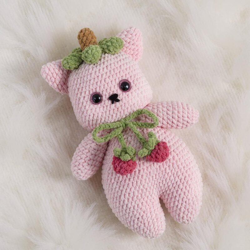 Fruit Cats Amigurumi Crochet Pattern Bundle - Adorable DIY Stuffed Animal Toys - Instant Download PDF - Image 3