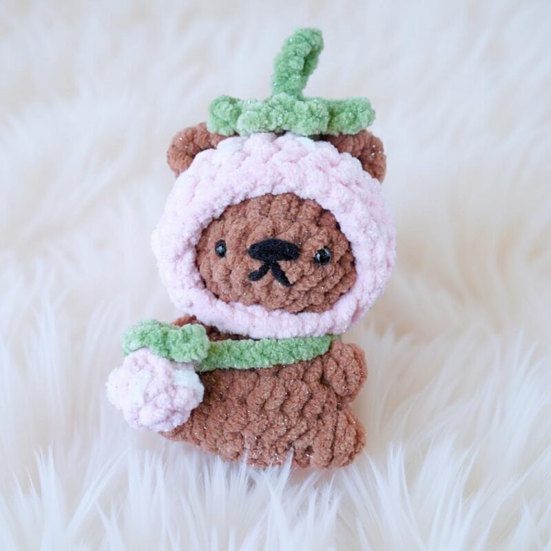 Fruity Bear Friends Amigurumi Crochet Pattern Bundle - Adorable DIY Stuffed Animal Toys - Instant Download PDF - Image 4