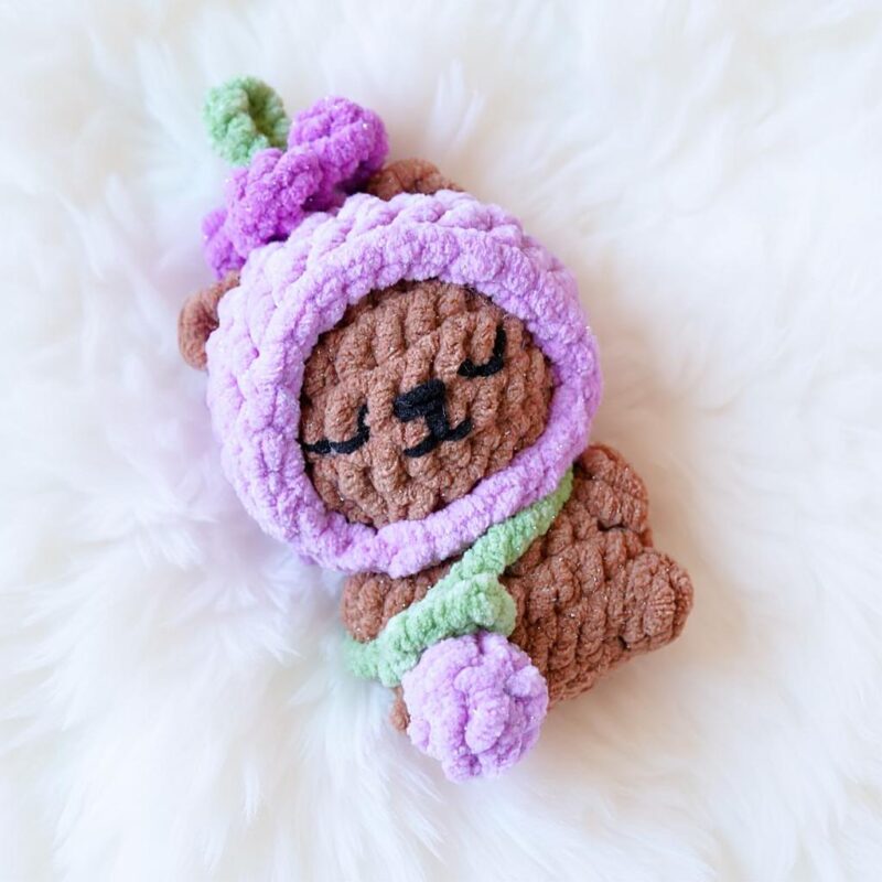 Fruity Bear Friends Amigurumi Crochet Pattern Bundle - Adorable DIY Stuffed Animal Toys - Instant Download PDF - Image 5