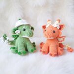 Dragon Amigurumi Crochet Pattern Bundle - Whimsical DIY Stuffed Dragon Toys - Instant Download PDF