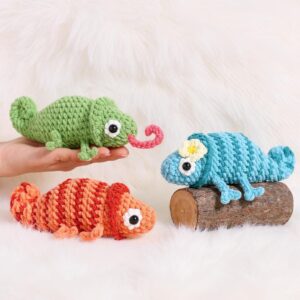 Gecko Buddies Amigurumi Crochet Pattern - Adorable DIY Stuffed Animal Toy - Instant Download PDF