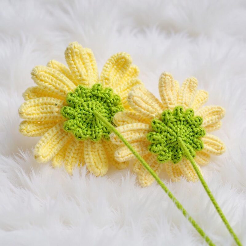 Gerbera Flower Amigurumi Crochet Pattern - Beautiful DIY Handmade Flower - Instant Download PDF - Image 4