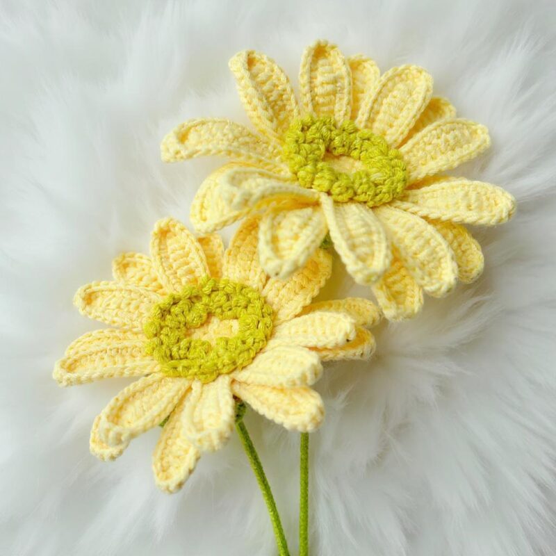 Gerbera Flower Amigurumi Crochet Pattern - Beautiful DIY Handmade Flower - Instant Download PDF - Image 5