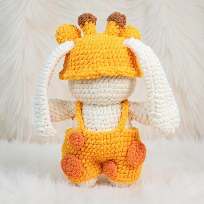 Giraffe Bunny Amigurumi Crochet Pattern - Adorable DIY Stuffed Animal Toy - Instant Download PDF - Image 4