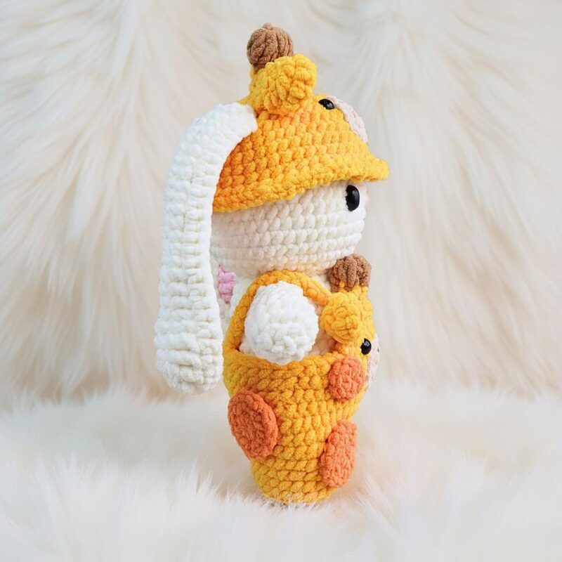 Giraffe Bunny Amigurumi Crochet Pattern - Adorable DIY Stuffed Animal Toy - Instant Download PDF - Image 5