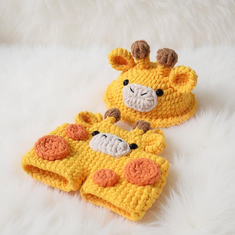Giraffe Bunny Amigurumi Crochet Pattern - Adorable DIY Stuffed Animal Toy - Instant Download PDF - Image 6